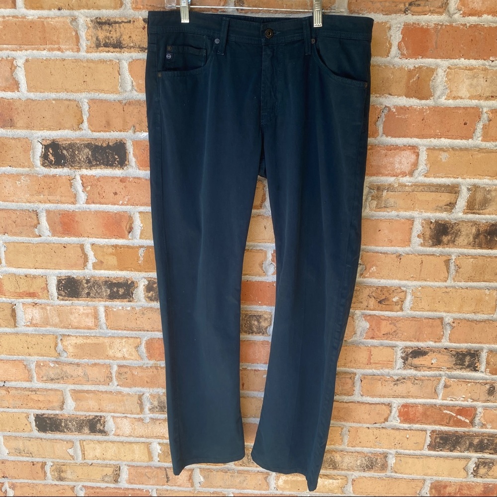 Adriano Goldschmied Jeans The Protege Straight Leg Green Color 32x34